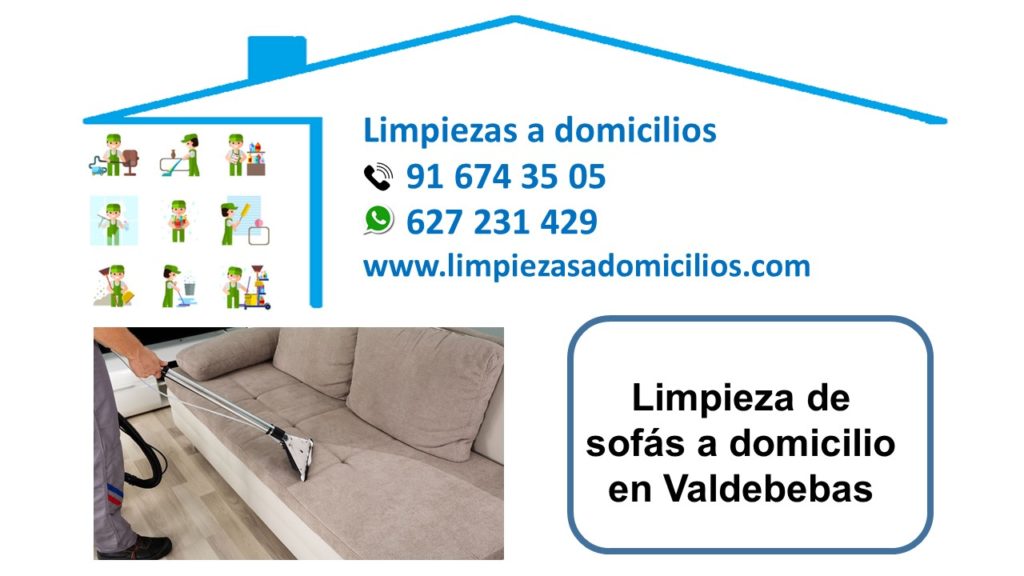 Limpieza de sofás a domicilio en Valdebebas