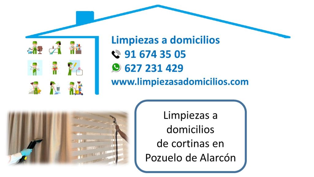 Limpiezas a domicilios de cortinas en Pozuelo de Alarcón