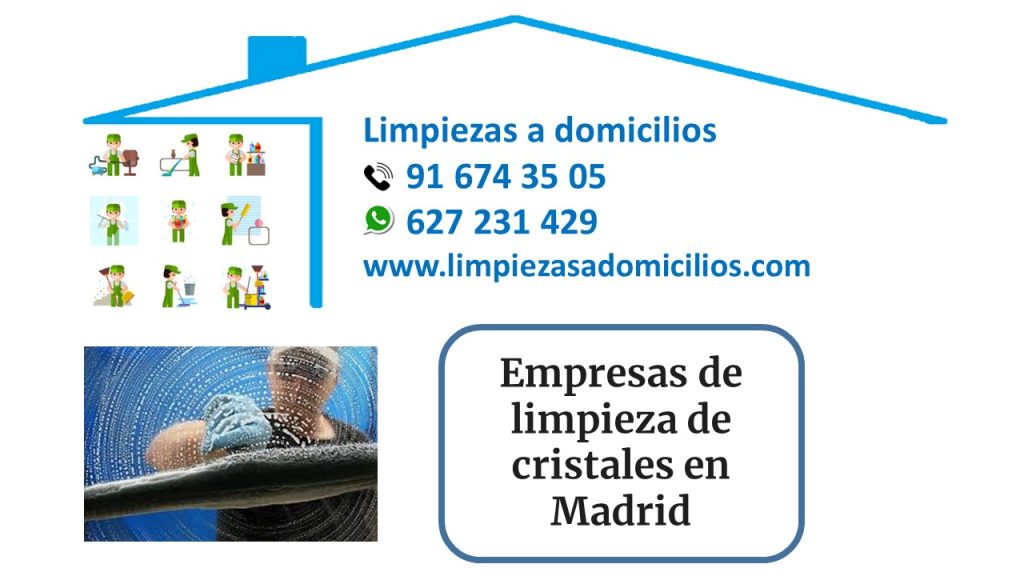 Empresas de limpieza de cristales en Madrid