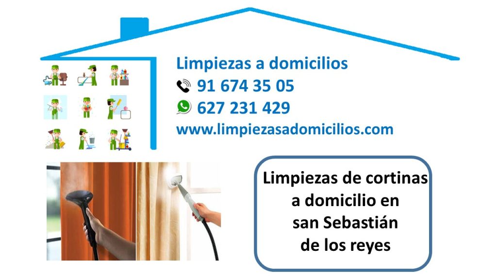 Limpiezas de cortinas a domicilio en san Sebastián de los reyes