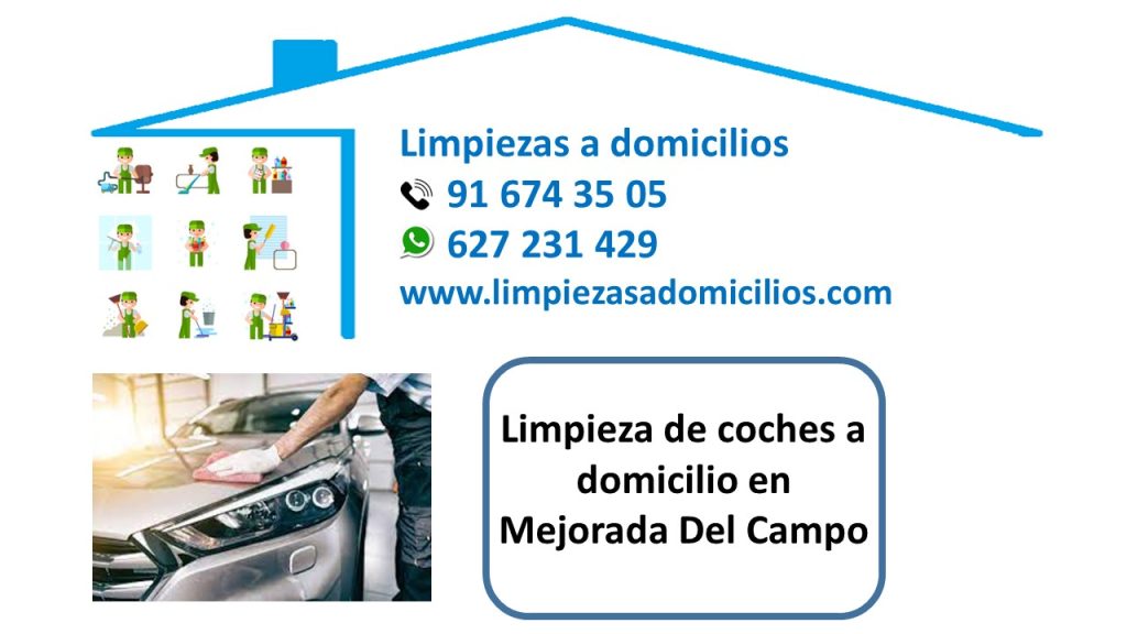 Limpieza de coches a domicilio en Mejorada Del Campo