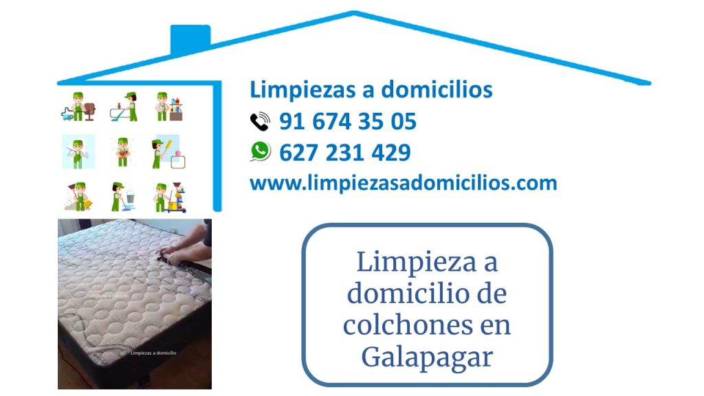 Limpieza a domicilio de colchones en Galapagar