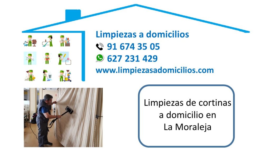 Limpiezas de cortinas a domicilio en La Moraleja