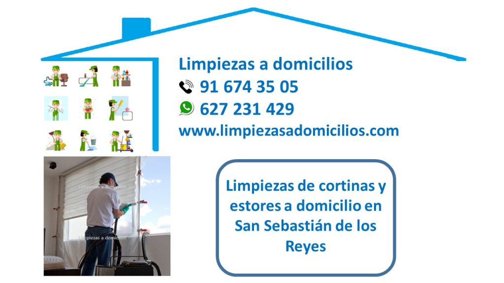 Limpiezas de cortinas y estores a domicilio en San Sebastián de los Reyes