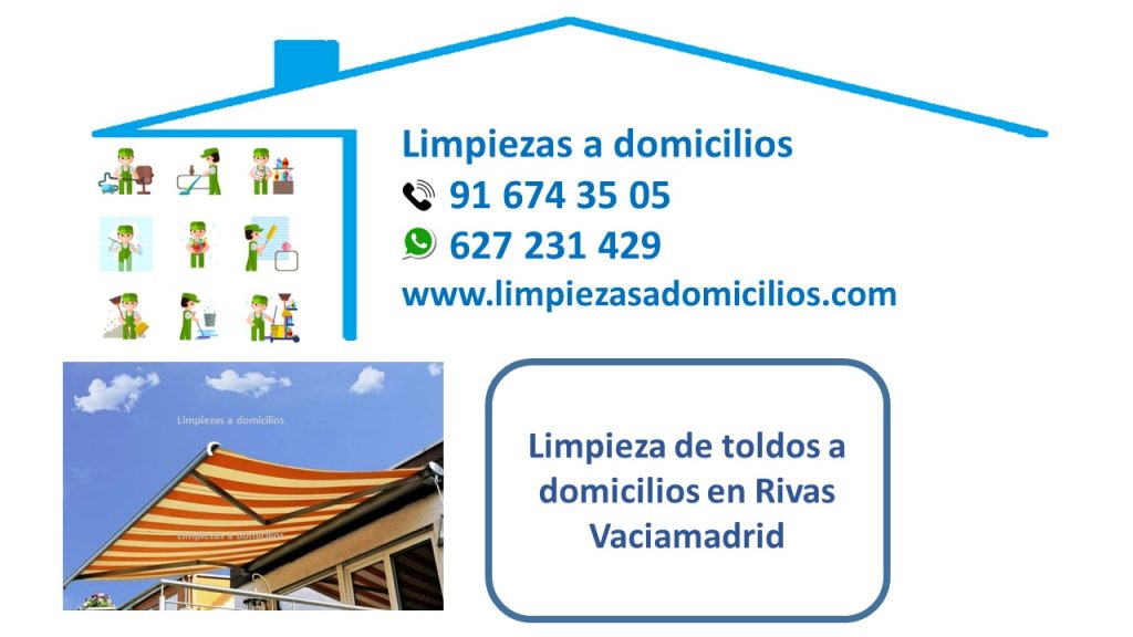 Limpieza de toldos a domicilios en Rivas Vaciamadrid