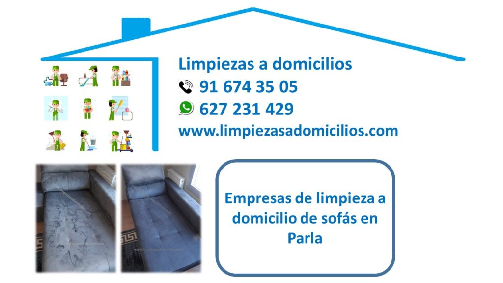 Empresas de limpieza a domicilio de sofás en Parla