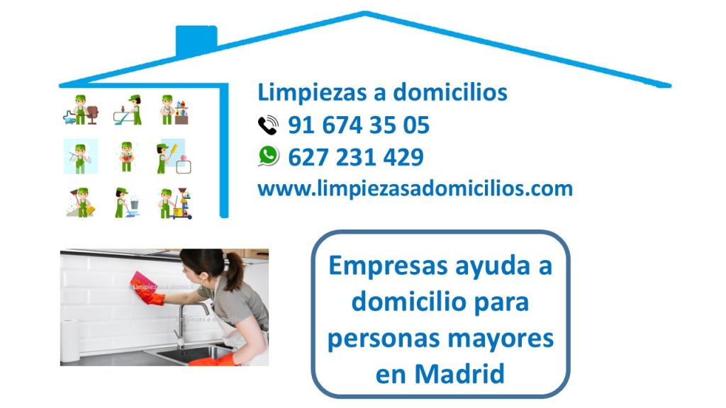 Empresas ayuda a domicilio para personas mayores en Madrid